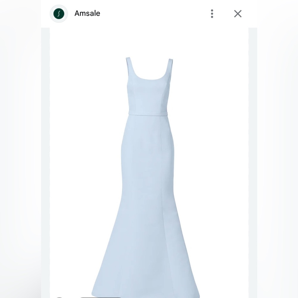 AMSALE ICE Light Blue Bridesmaid Wedding Dress Size 6/4! Great condition & clean